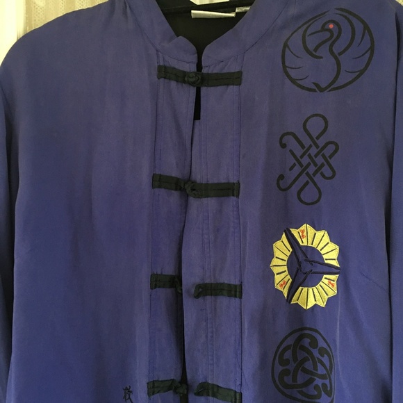 Vintage CHICO’s Design Silk Shirt - Picture 2 of 7